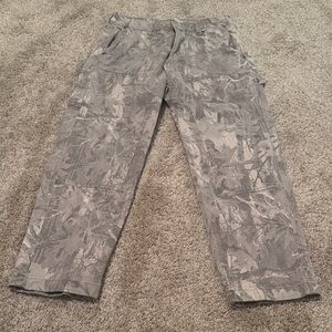 Hollister Men's Gray Patterned Cargo Pants 30x30